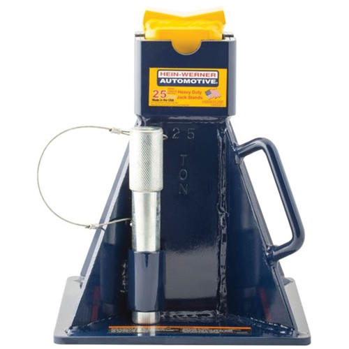 Chandelles de support pour v&eacute;hicule, Tige verrouillable, Capacit&eacute; de 25 tonnes Meunier Outillage Industriel