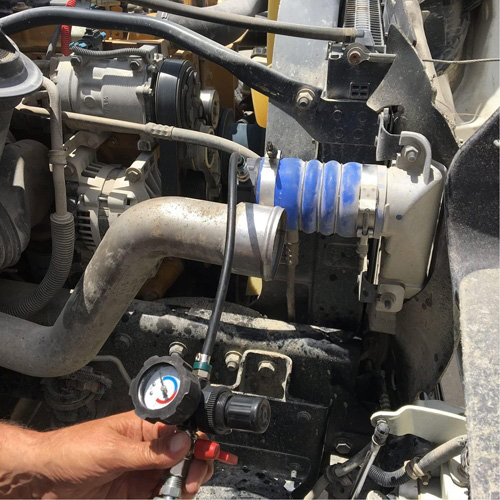 Trousse de test du syst&egrave;me d'air turbo HD avec adaptateur fumig&egrave;ne 10 mcx Meunier Outillage Industriel