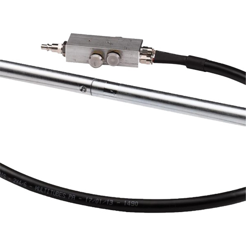 Cric portatif &agrave; 2 &eacute;tapes, 11 tonne(s)/22 tonne(s), Air comprim&eacute;/hydraulique Meunier Outillage Industriel