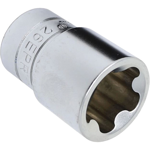 5-Point EPR Torx Socket Set, 16 Pieces, 1/4"/3/8"/1/2" Drive Size Meunier Outillage Industriel