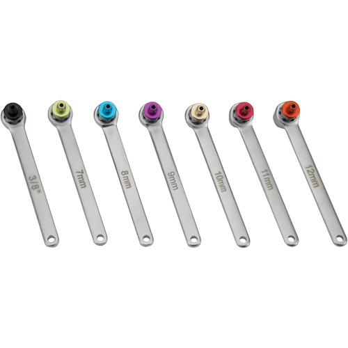 8-Piece Brake Bleeder Wrench Set Meunier Outillage Industriel
