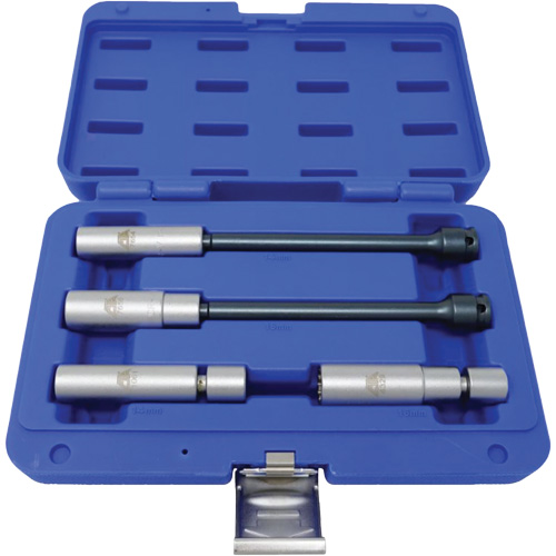 4-Piece Euro Spark Plug Swivel Socket Set, 3/8" Drive Meunier Outillage Industriel