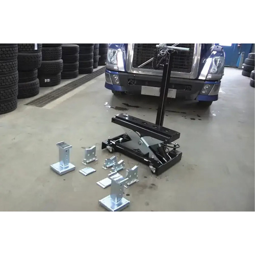 Floor Service Jack, 14 Ton(s) Capacity, 8-1/4" Lowered, 20" Raised, Air Hydraulic Meunier Outillage Industriel