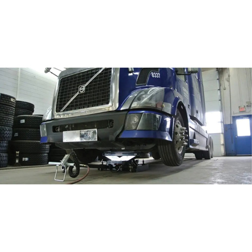Floor Service Jack, 14 Ton(s) Capacity, 8-1/4" Lowered, 20" Raised, Air Hydraulic Meunier Outillage Industriel