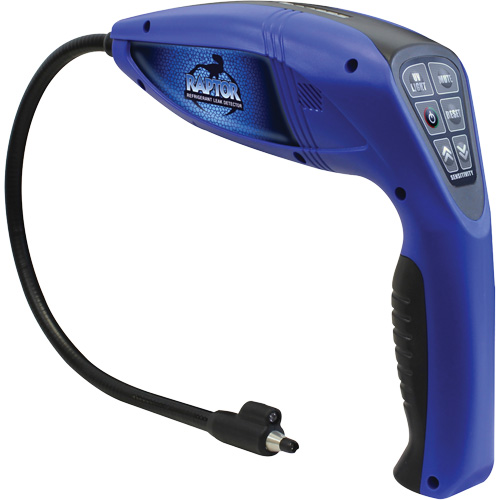 D&eacute;tecteur de fuite de r&eacute;frig&eacute;rant Raptor avec lumi&egrave;re UV bleue Meunier Outillage Industriel