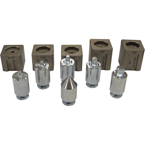 Ensemble d'adaptateurs pour &eacute;vasement simple et double 37° Meunier Outillage Industriel