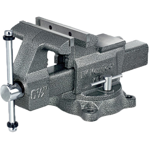 K65 Professional Workshop Vise, 6-1/2" Jaw Width, 3-7/8" Throat Depth, Swivel Base Meunier Outillage Industriel