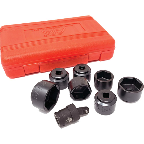 8 Pc. Extra-Low-Profile Oil Filter Socket Set Meunier Outillage Industriel