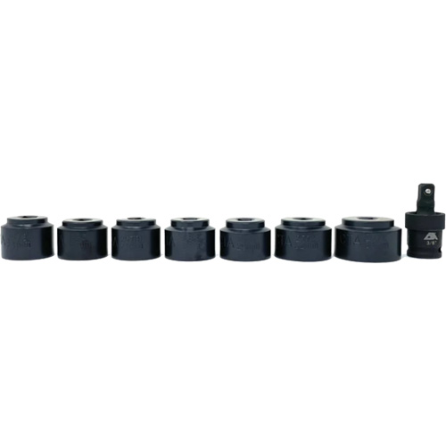 8 Pc. Extra-Low-Profile Oil Filter Socket Set Meunier Outillage Industriel