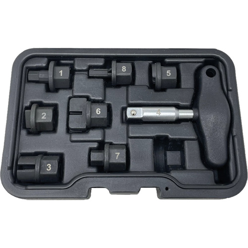 Trousse d'outils pour bouchons de vidange dhuile 8 morceaux Meunier Outillage Industriel