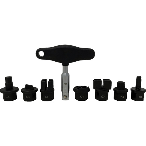 Trousse d'outils pour bouchons de vidange dhuile 8 morceaux Meunier Outillage Industriel