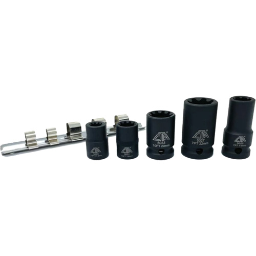 5 Pc. VAG Brake Caliper Socket Set Meunier Outillage Industriel