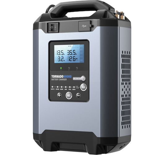Alimentation stable 90 A et chargeur intelligent 12 V/24 V Tornado90000 Meunier Outillage Industriel