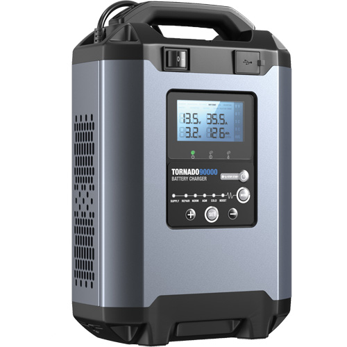 Alimentation stable 90 A et chargeur intelligent 12 V/24 V Tornado90000 Meunier Outillage Industriel