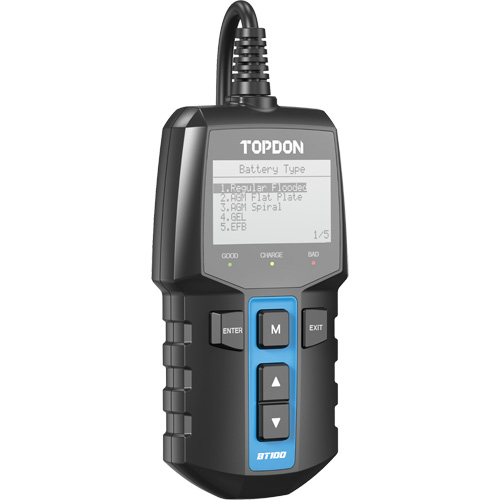 Testeur de batterie 12?V et de syst&egrave;mes BT100 Meunier Outillage Industriel