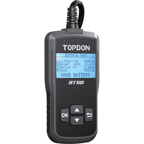 Testeur de batterie, de charge et de d&eacute;marrage BT50 avec imprimante Meunier Outillage Industriel