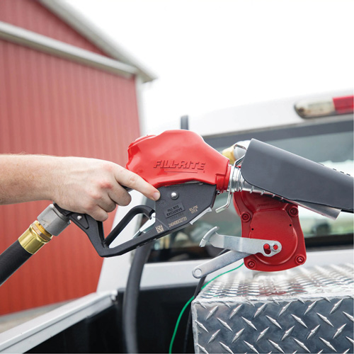 Red Automatic Gasoline Spout Nozzle Meunier Outillage Industriel