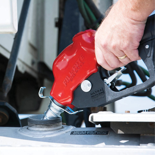 Pistolet automatique rouge &agrave; tr&egrave;s haut d&eacute;bit pour diesel Meunier Outillage Industriel