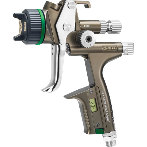 X5500 HVLP 1.2 I RPS D DIGI psi Premium Paint Spray Gun for Automotive Refinishing, 1/4" NPT Air Inlet, 15.19 CFM, 0.6 L/0.9 L Capacity, 0.17 PSI Meunier Outillage Industriel