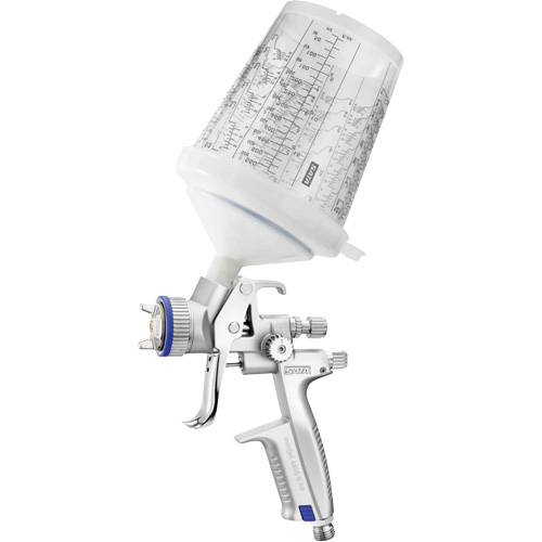 4400 B RP 1.2 SR 0.3 L RPS Premium Paint Spray Gun for Spot Repairs in Automotive Finishes, 1/4" NPT Air Inlet, 7.06 CFM, 0.3 L Capacity, 0.17 PSI Meunier Outillage Industriel