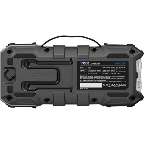 Survolteur, banque d'alimentation et lampe de poche V3000 Meunier Outillage Industriel