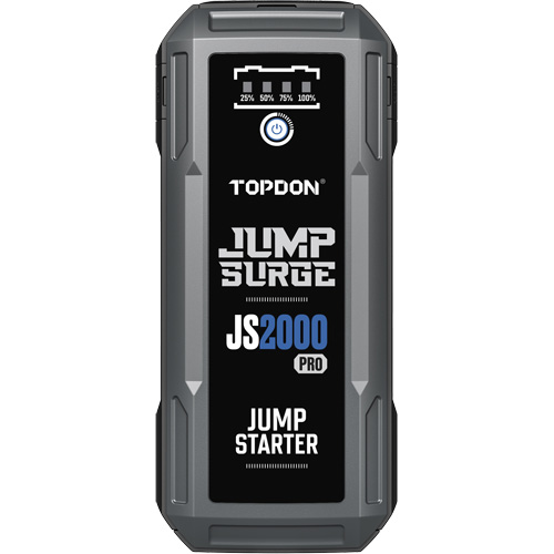 D&eacute;marreur de secours, banque d'alimentation et lampe de poche JumpSurge2000Pro &agrave; 2500 A de pointe Meunier Outillage Industriel