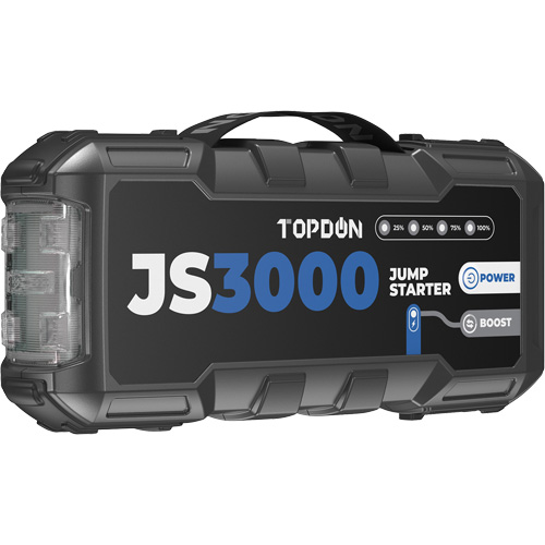 Survolteur, banque d'alimentation et lampe de poche JumpSurge3000 Meunier Outillage Industriel