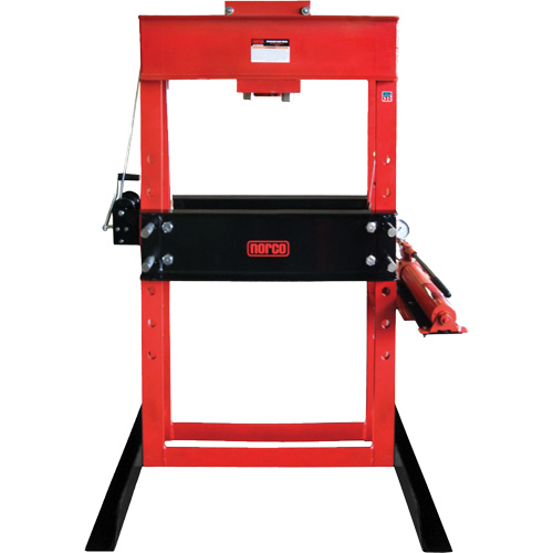 Hand Pump Operated Shop Press, 50 tons Capacity Meunier Outillage Industriel