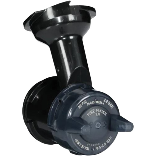 Performance Gravity Fine Finish Atomizing Head - Clear Meunier Outillage Industriel