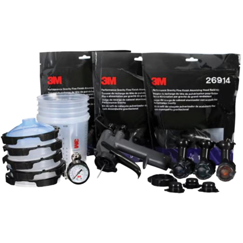 Performance Fine Finish Spray Gun System with PPS Cups, 13 CFM, 29 PSI Meunier Outillage Industriel