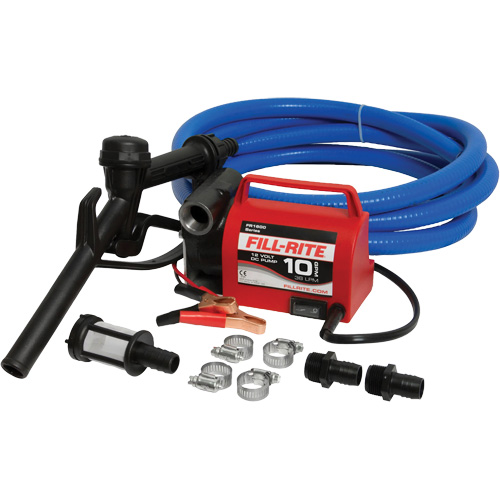 Pompe de transfert de carburant 12 V CC avec pistolet Meunier Outillage Industriel