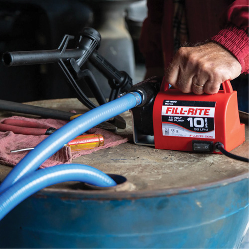 Pompe de transfert de carburant 12 V CC avec pistolet Meunier Outillage Industriel