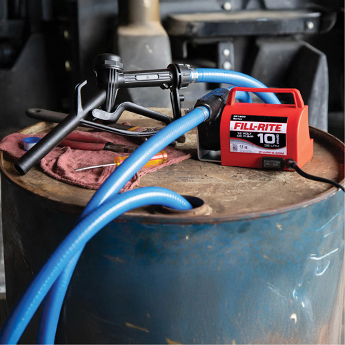 Pompe de transfert de carburant 12 V CC avec pistolet Meunier Outillage Industriel