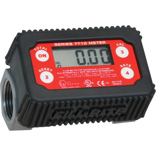 Compteur num&eacute;rique &agrave; 4 chiffres pour transfert de carburant 2-35 gal/min Meunier Outillage Industriel