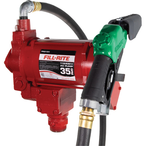 Pompe de transfert de carburant 115/230 V c. a. avec pistolet Meunier Outillage Industriel
