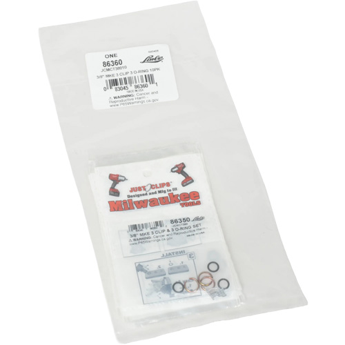 3/8" Clips & O-Rings Set for Milwaukee - Bulk Meunier Outillage Industriel