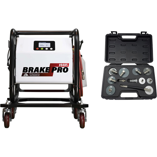 Short Frame Brake-Pro Pressure Brake Bleeder with Adapters Meunier Outillage Industriel