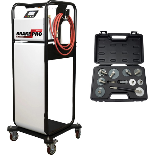 Tall Frame Brake-Pro Pressure Brake Bleeder with Adapters Meunier Outillage Industriel