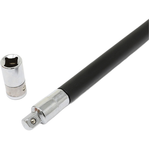 Tournevis flexible extra-long avec adaptateur carr&eacute; 1/4" x hexagonal 1/4" Meunier Outillage Industriel