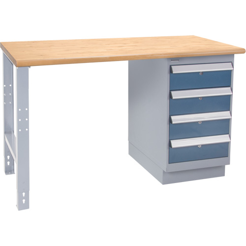Industrial Duty Workbench, 1000 lbs. Cap., 30" W x 72" D, 34" H Meunier Outillage Industriel