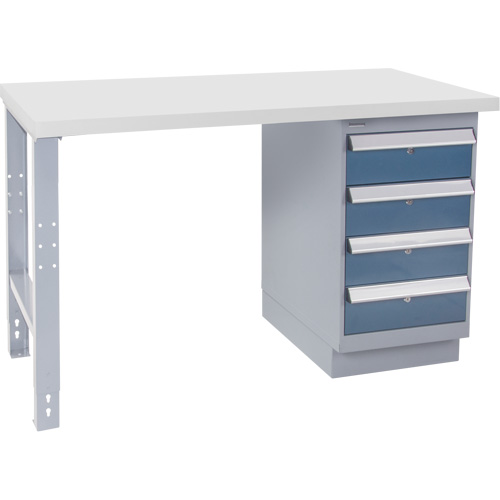 Industrial Duty Workbench, 30" W x 72" D x 34" H, 1000 lbs. Capacity Meunier Outillage Industriel