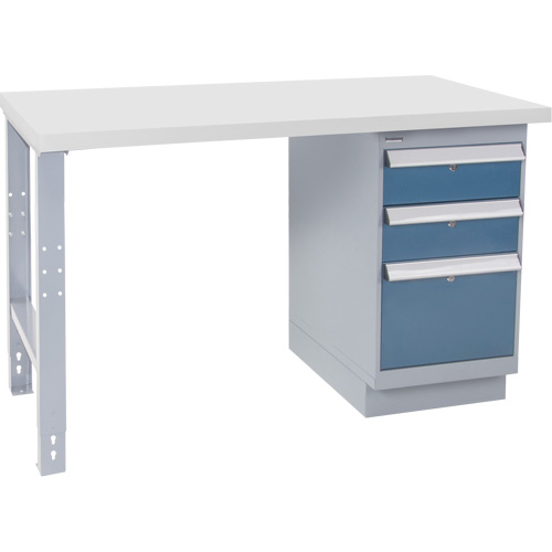 Industrial Duty Workbench, 30" W x 72" D x 34" H, 1000 lbs. Capacity Meunier Outillage Industriel