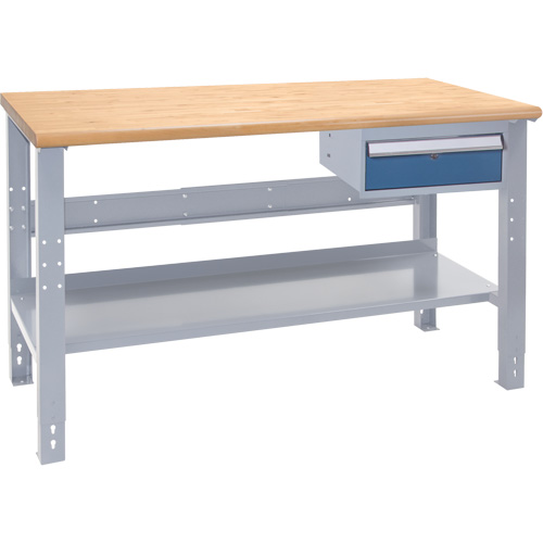 Industrial-Duty Workbench, 1000 lbs Cap., 72" W x 30" D, 34" H Meunier Outillage Industriel