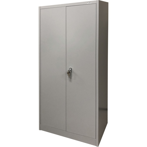 Storage Cabinet, Steel, 4 Shelves, 66" H x 30" W x 15" D, Grey Meunier Outillage Industriel