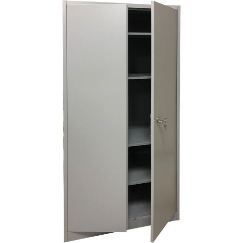 Storage Cabinet, Steel, 4 Shelves, 78" H x 36" W x 24" D, Grey Meunier Outillage Industriel