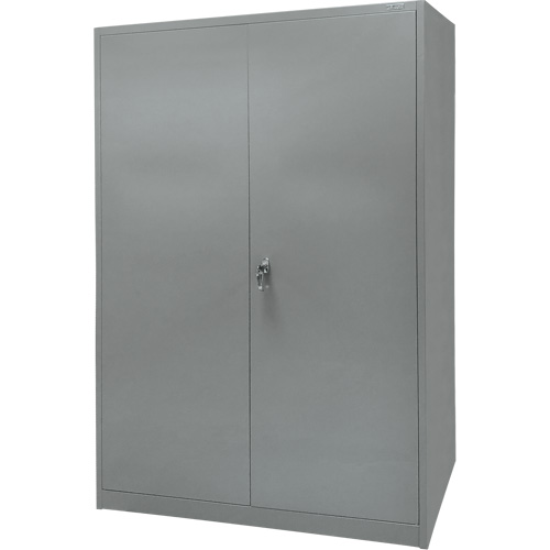 Storage Cabinet, Steel, 4 Shelves, 78" H x 48" W x 24" D, Grey Meunier Outillage Industriel