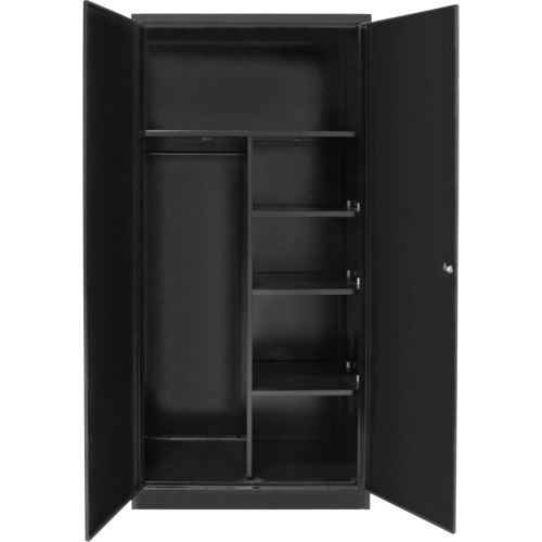 Combination Storage Cabinet, 36" W x 18" D x 72" H, Black Meunier Outillage Industriel