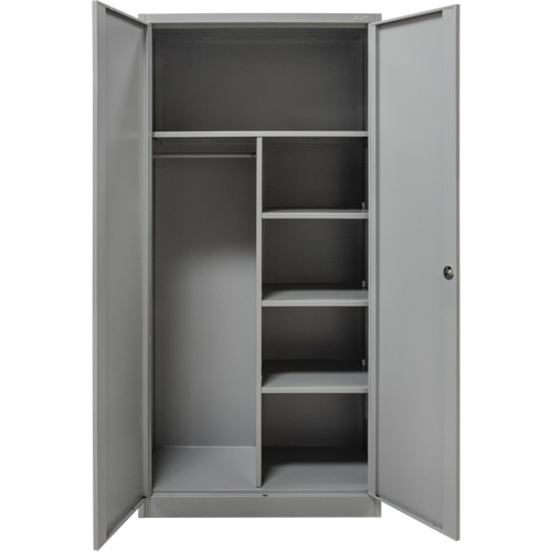 Combination Storage Cabinet, 36" W x 18" D x 72" H, Grey Meunier Outillage Industriel