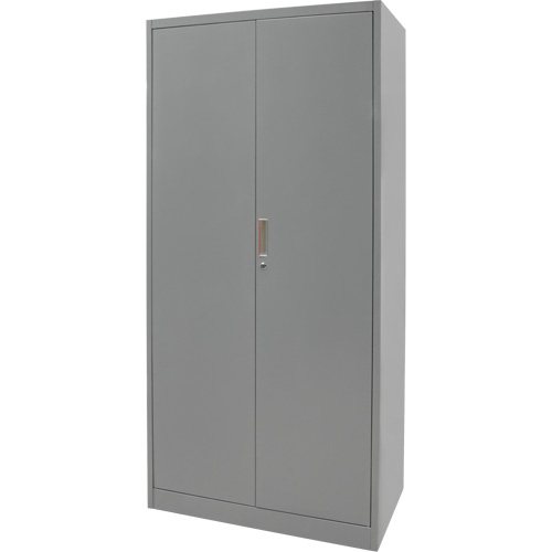Armoires de rangement Hi-Boy, Acier, 4 Tablettes, 72" h x 36" la x 18" P, Gris Meunier Outillage Industriel