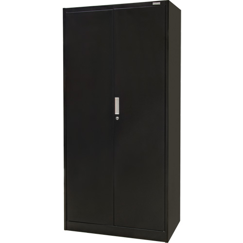 Armoire de rangement Hi-Boy, Acier, 4 Tablettes, 72" h x 36" la x 18" P, Noir Meunier Outillage Industriel